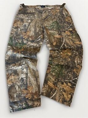 RealTree Camo Cargo Pants Size XL Technical Hunting Gorpcore Baggy Outdoors